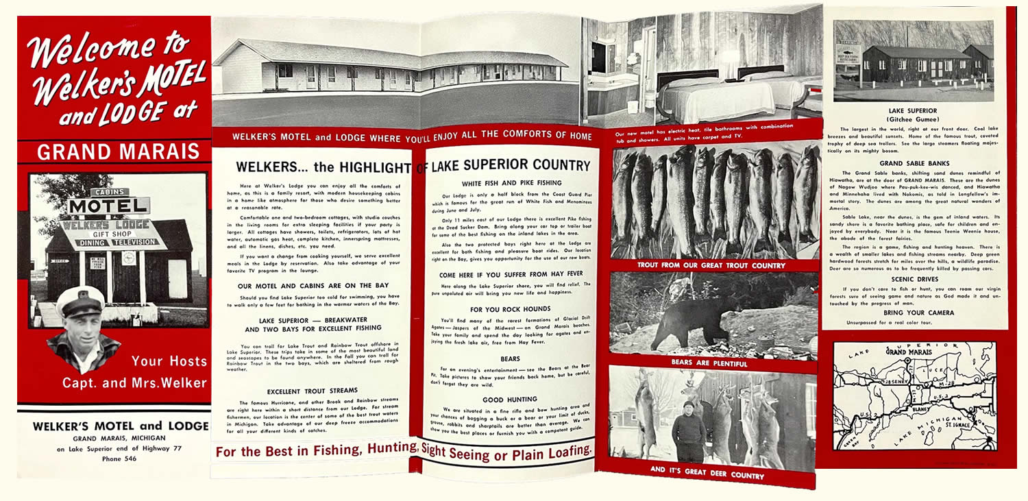 Welkers Lodge - Vintage Brochure